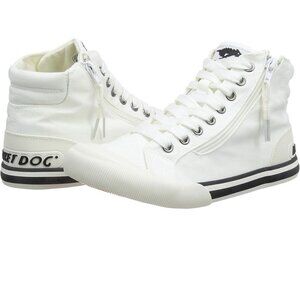 Rocket Dog Womens Jazzin High Top Sneaker White 7.5 New W/ A Scuff
